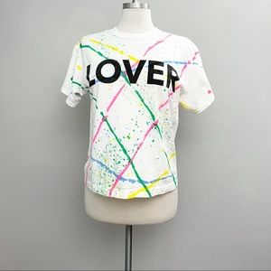 MIXOLOGY x JET by JOHN ESHAYA Paint Splatter Lover Tee T-Shirt